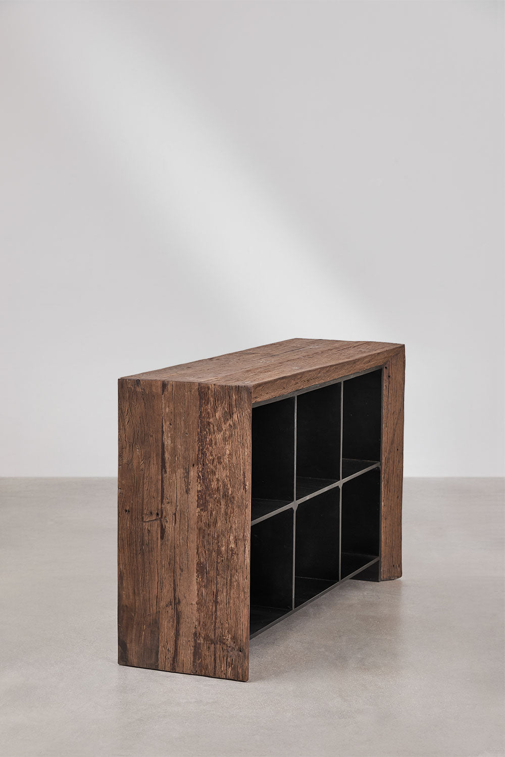 Open shelf JENDEA, recycled wood