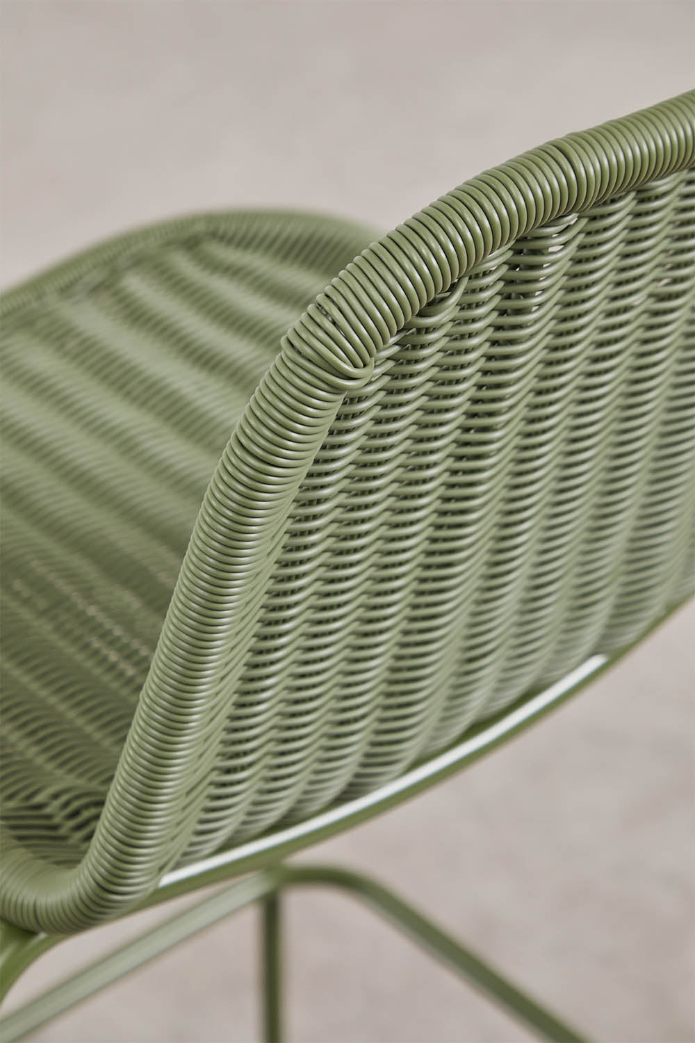High chair ALTANO, olive green, 75 cm