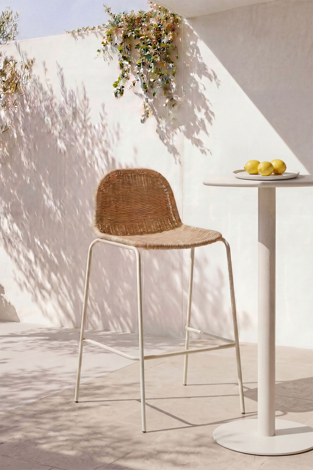 High chair ALTANO, cream, 75 cm
