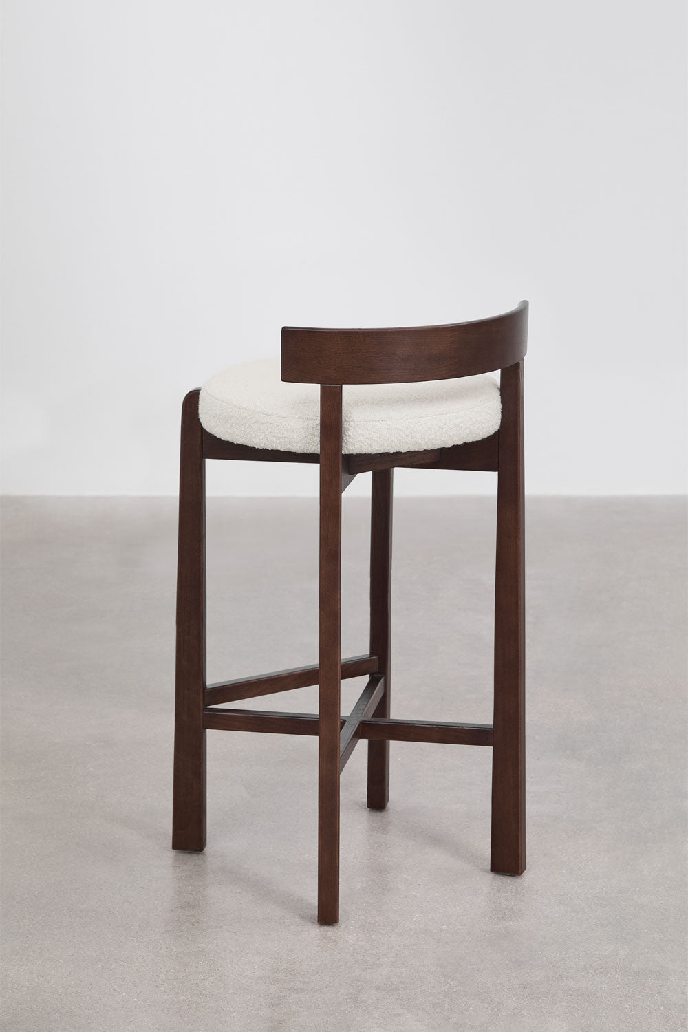 Augsts krēsls MONA, 75cm, buklē audums