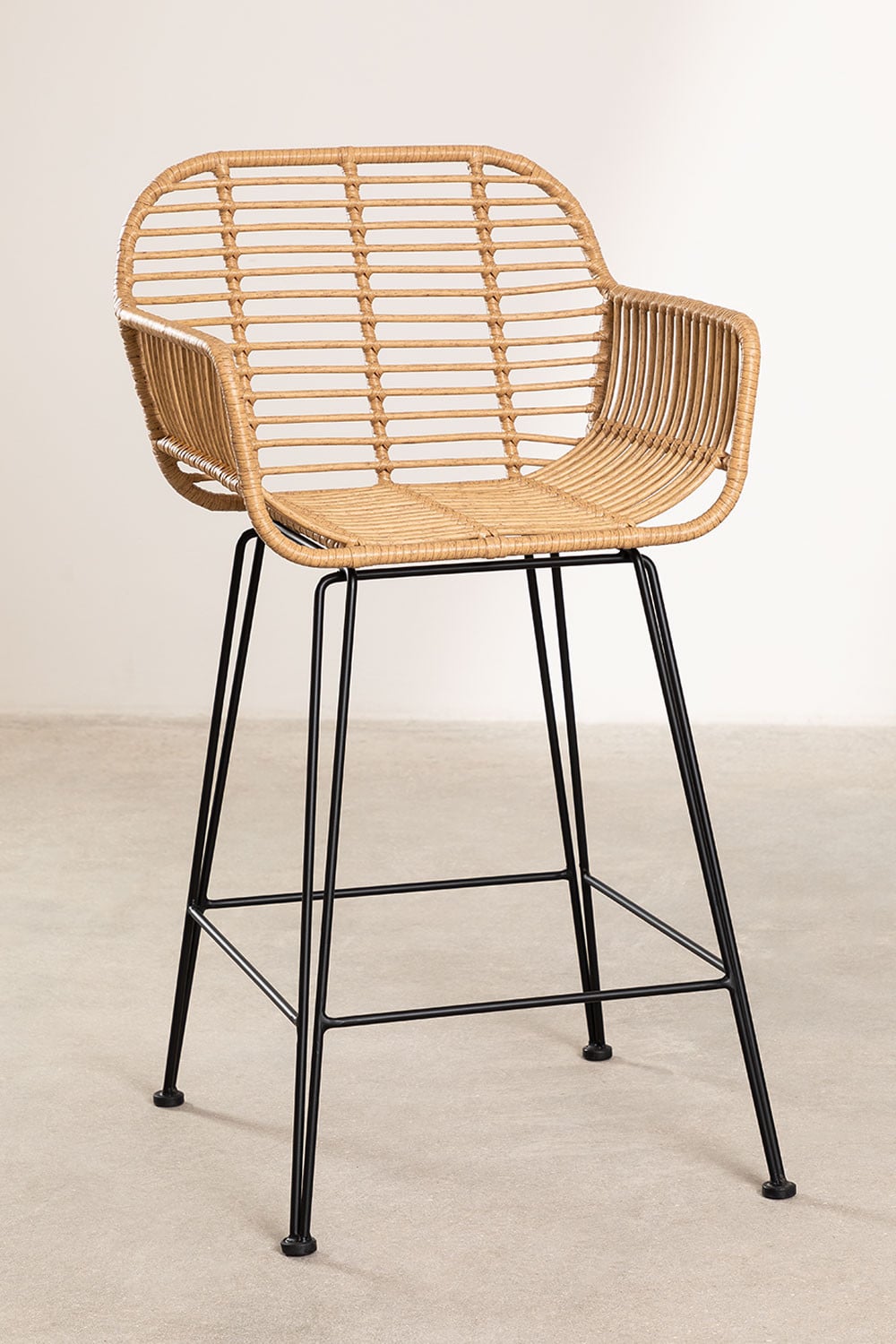 Bar Stool BARO, black, 65 cm