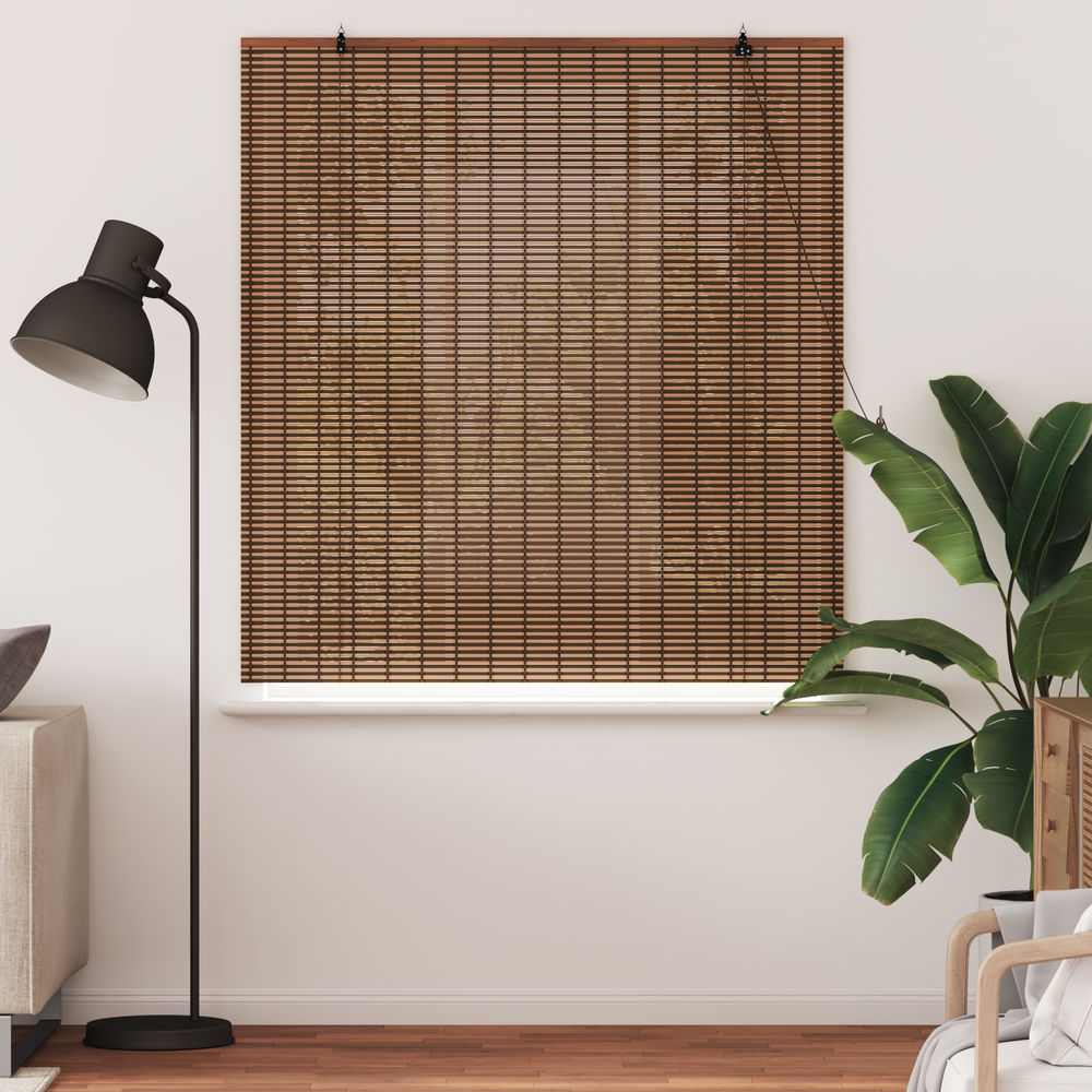 Roletas su užuolaidomis Ruda 150 x 160 cm bambukas