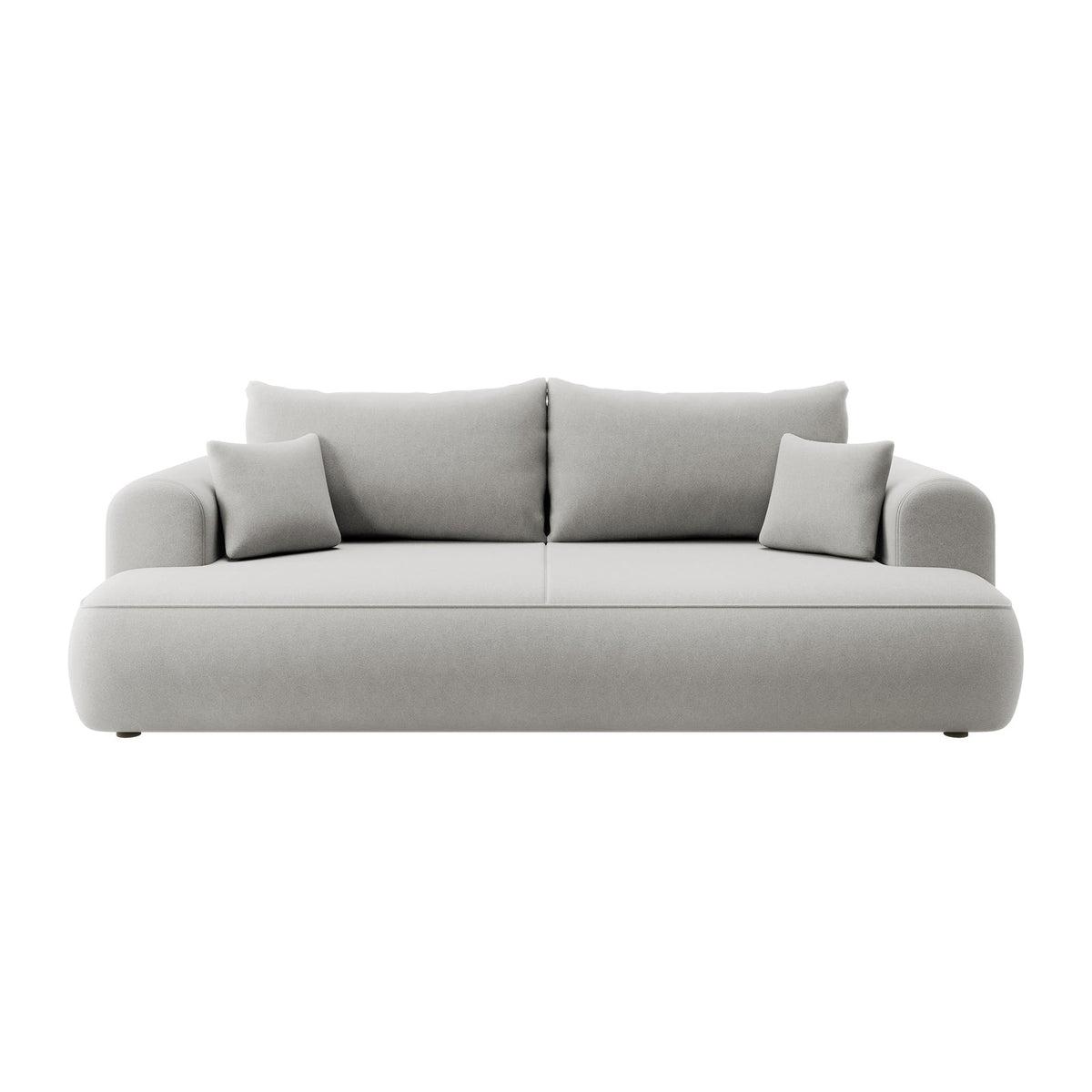 Sofa-lova CORMAC – bendras vaizdas, pilka