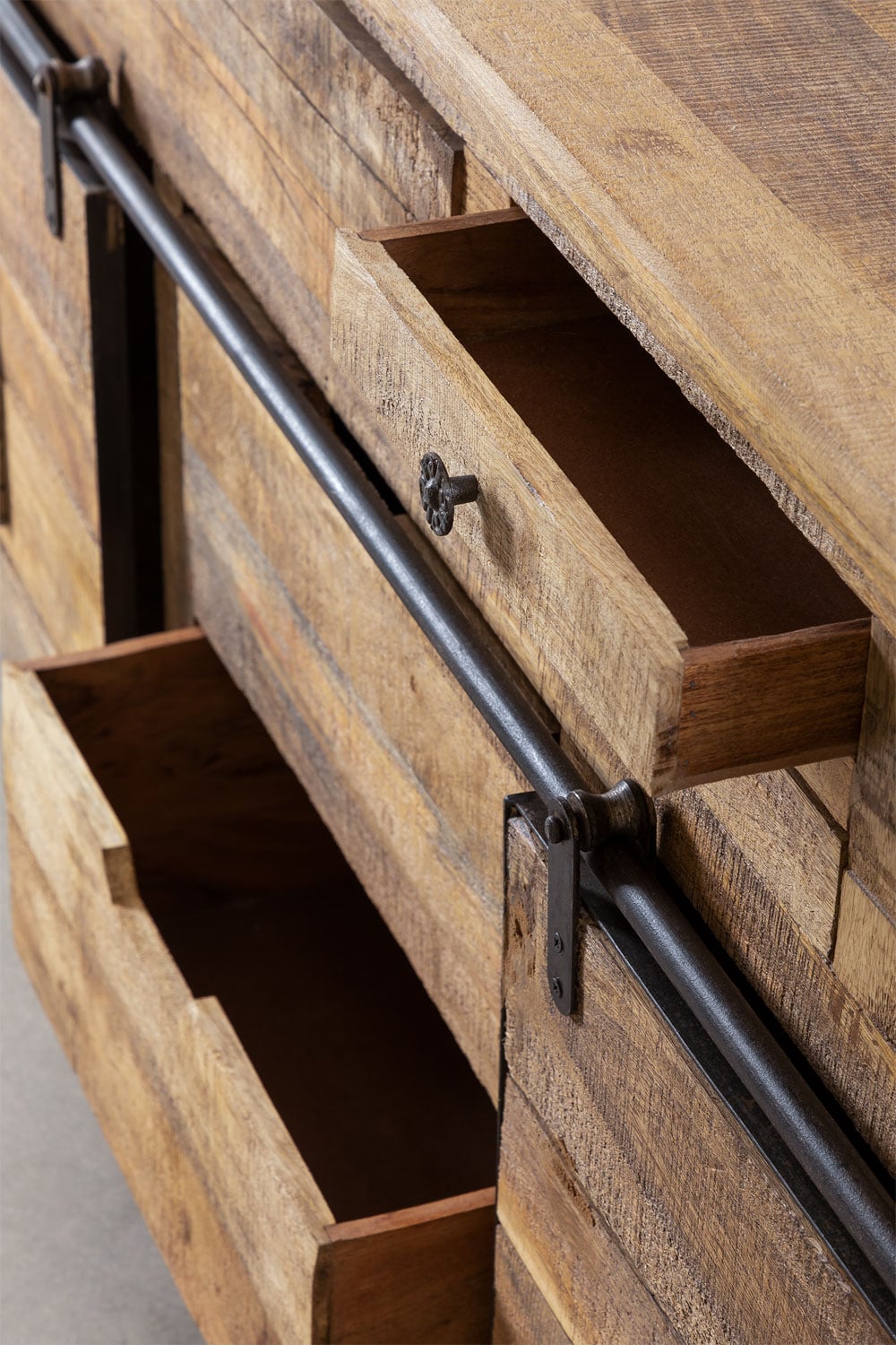 KIRVETURI mango wood cabinet