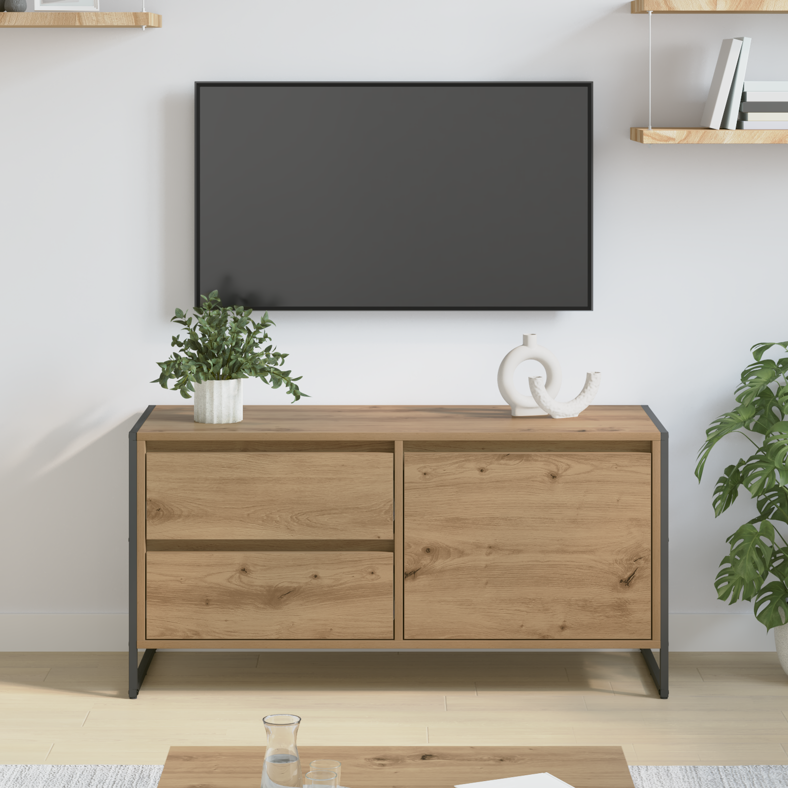 Televizoriaus spintelė Meistrų ąžuolas 100 x 36 x 49.5 cm