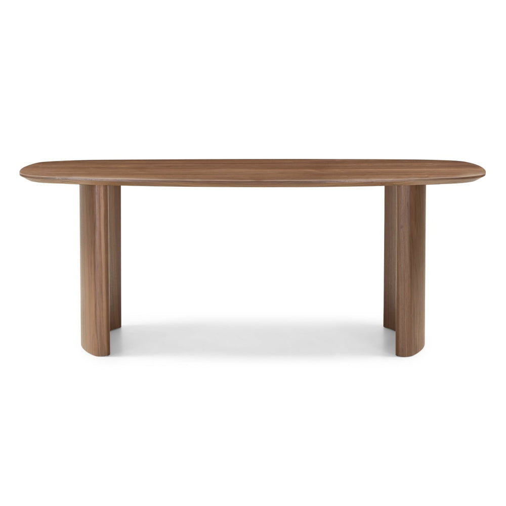 Oval dining table PATINE, walnut, 200 cm