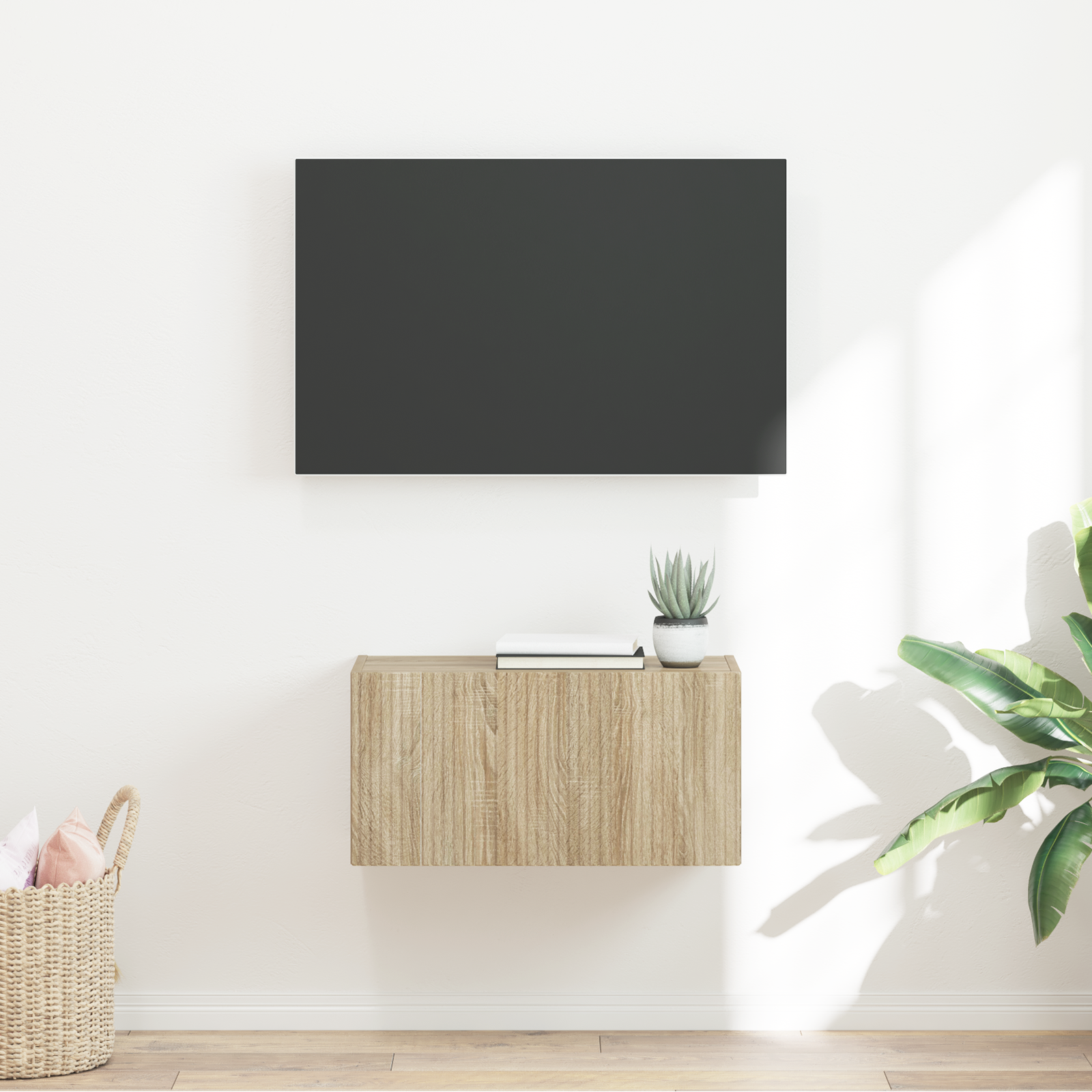 TV sieninė spintelė Sonoma 60 x 31 x 29,5 cm Apdirbta mediena