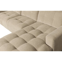 "Bar" dešinės pusės kampinė sofa, smėlio spalva - Namų Idėja