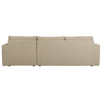 "Bar" dešinės pusės kampinė sofa, smėlio spalva - Namų Idėja