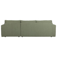 "Bar" dešinės pusės kampinė sofa, žalia - Namų Idėja