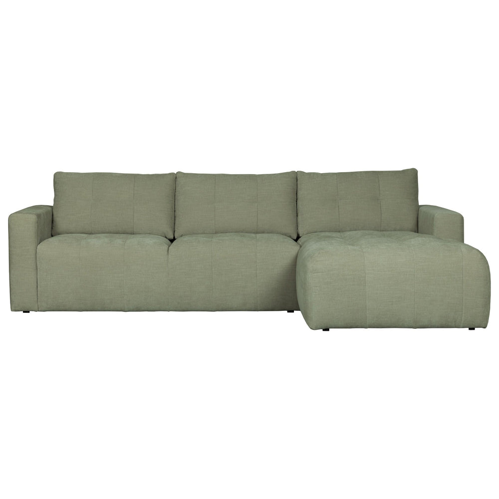 "Bar" dešinės pusės kampinė sofa, žalia - Namų Idėja