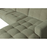 "Bar" dešinės pusės kampinė sofa, žalia - Namų Idėja