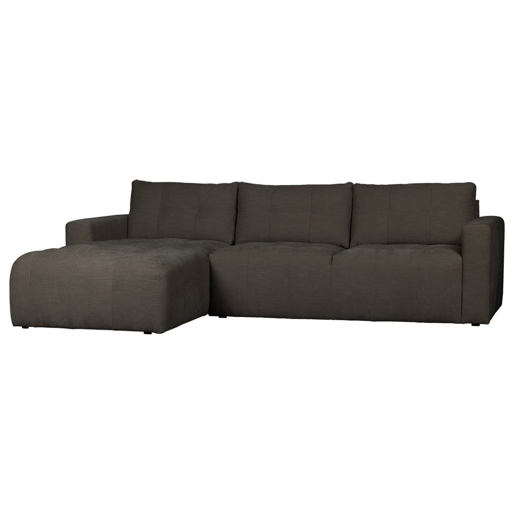 "Bar" kairės pusės kampinė sofa, antracito spalva - Namų Idėja