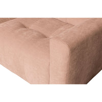 "Bar" kairės pusės kampinė sofa, rožinė - Namų Idėja