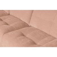 "Bar" kairės pusės kampinė sofa, rožinė - Namų Idėja