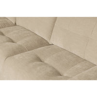 "Bar" kairės pusės kampinė sofa, smėlio spalva - Namų Idėja