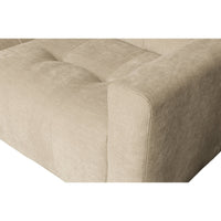 "Bar" kairės pusės kampinė sofa, smėlio spalva - Namų Idėja