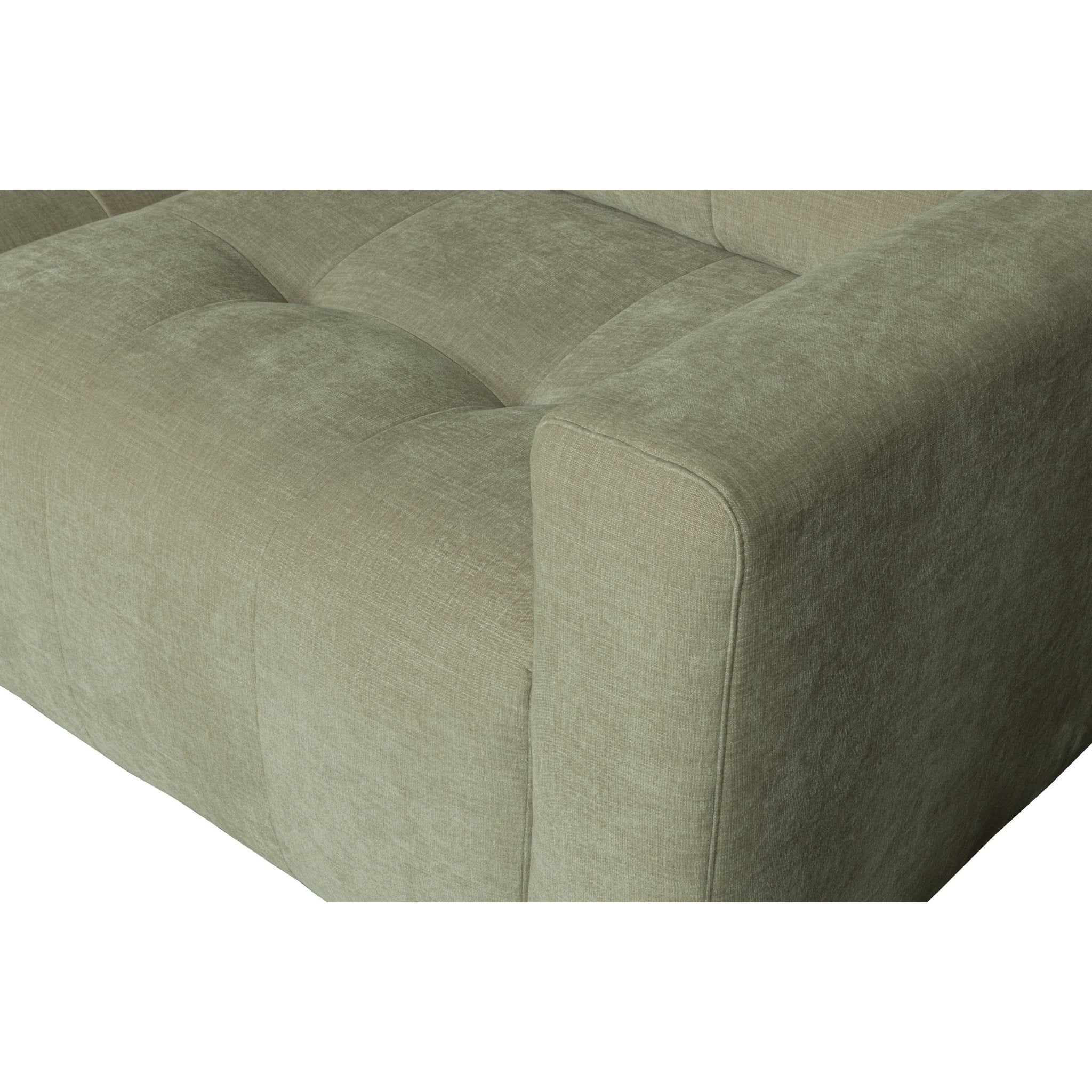 "Bar" kairės pusės kampinė sofa, žalia - Namų Idėja