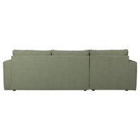 "Bar" kairės pusės kampinė sofa, žalia - Namų Idėja