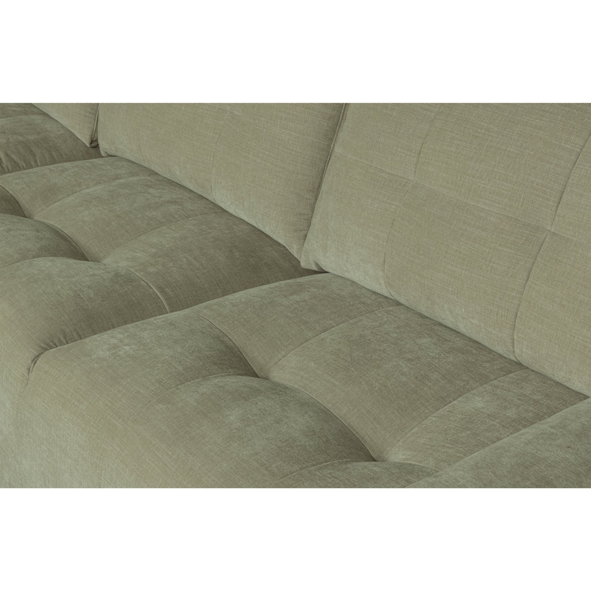 "Bar" kairės pusės kampinė sofa, žalia - Namų Idėja