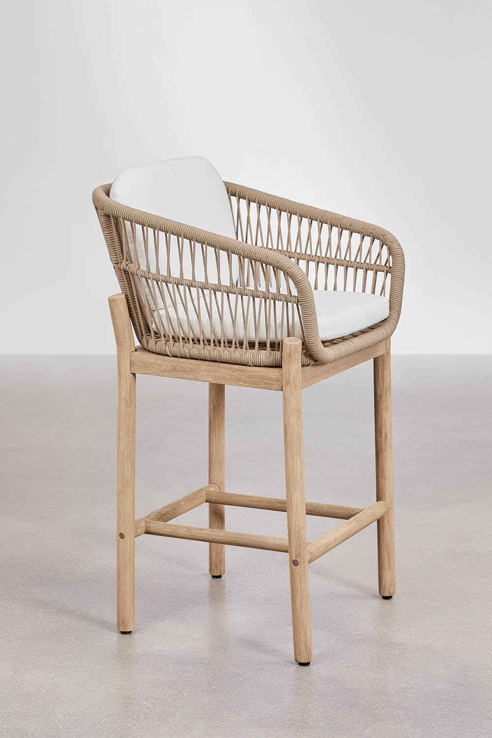 Bar stool AKACIJA, acacia, 65 cm