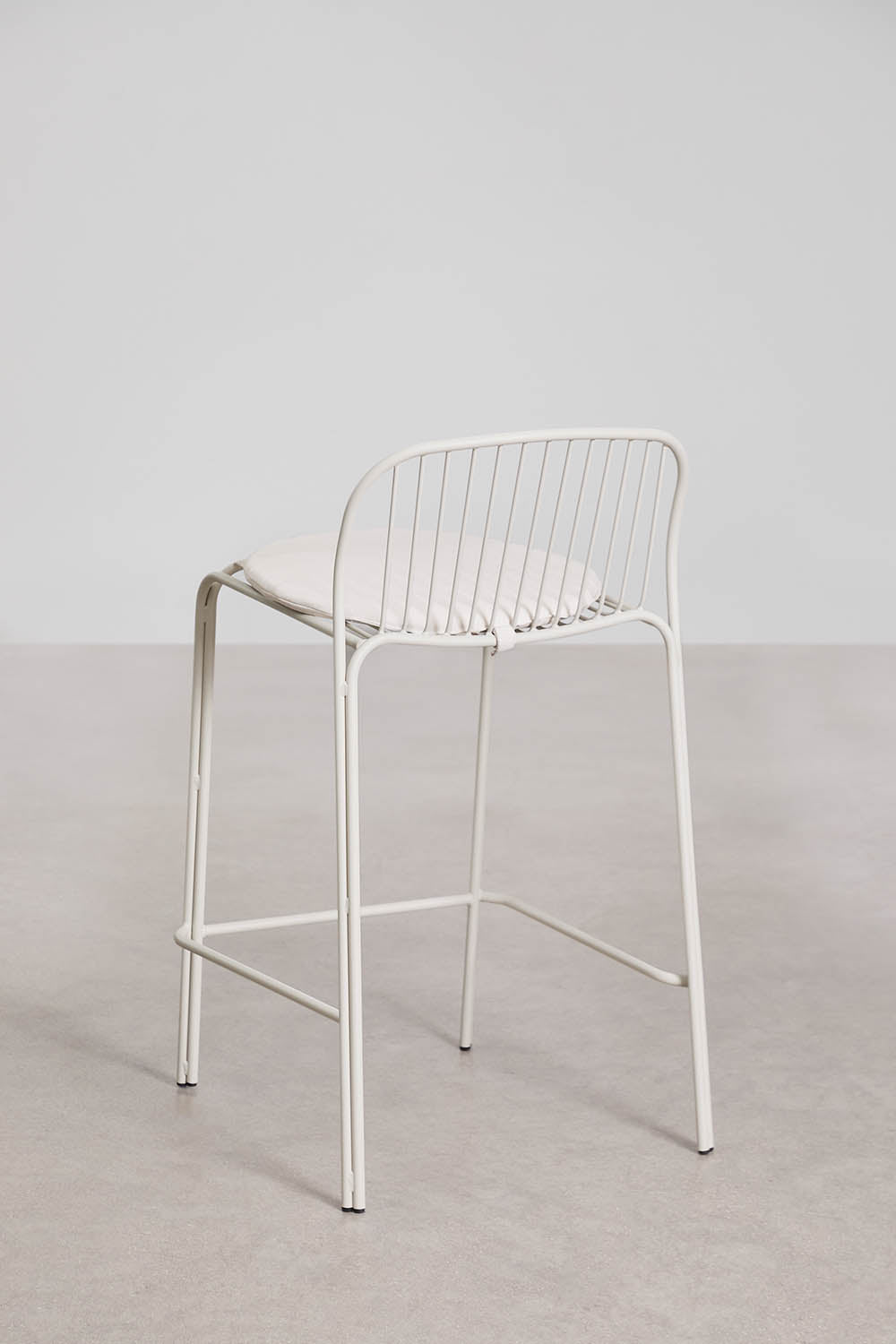 Baro kėdė KANDRA, balta, 65 cm
