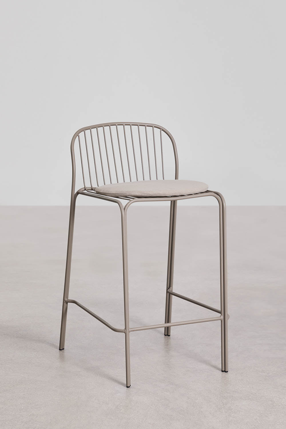 Baro kėdė KANDRA, balta, 75 cm