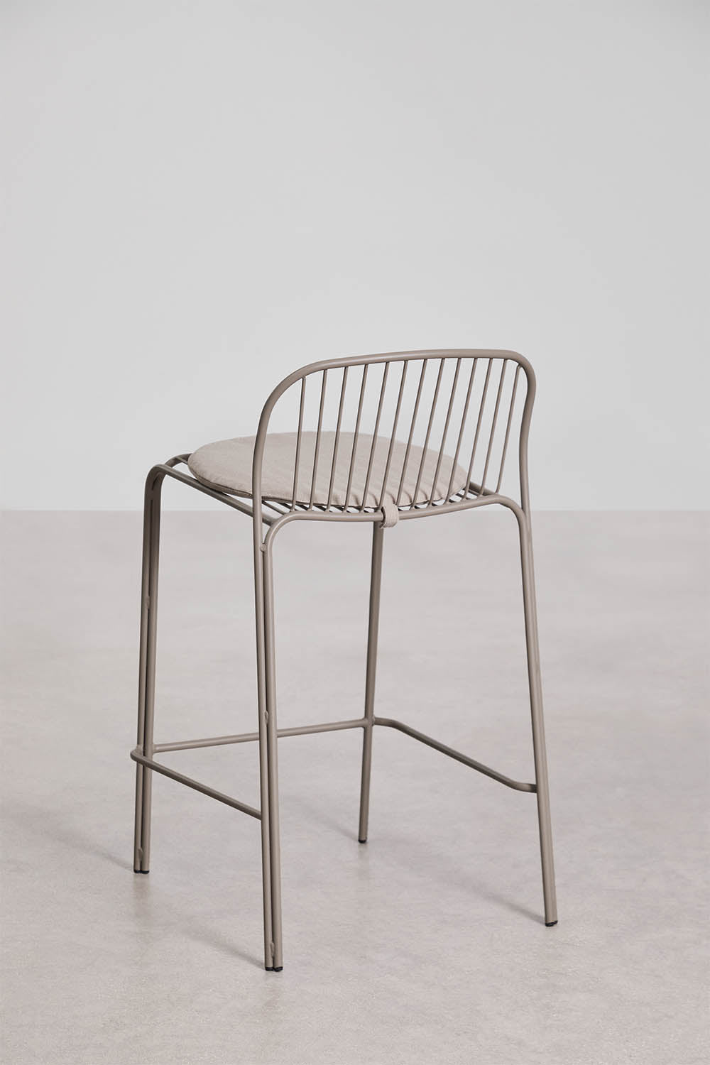 Baro kėdė KANDRA, balta, 75 cm
