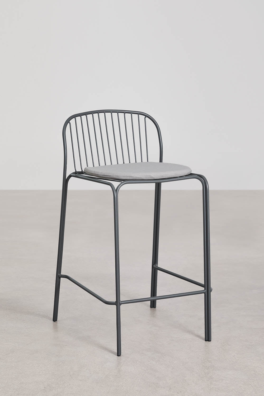 Baro kėdė KANDRA, grafito, 65 cm