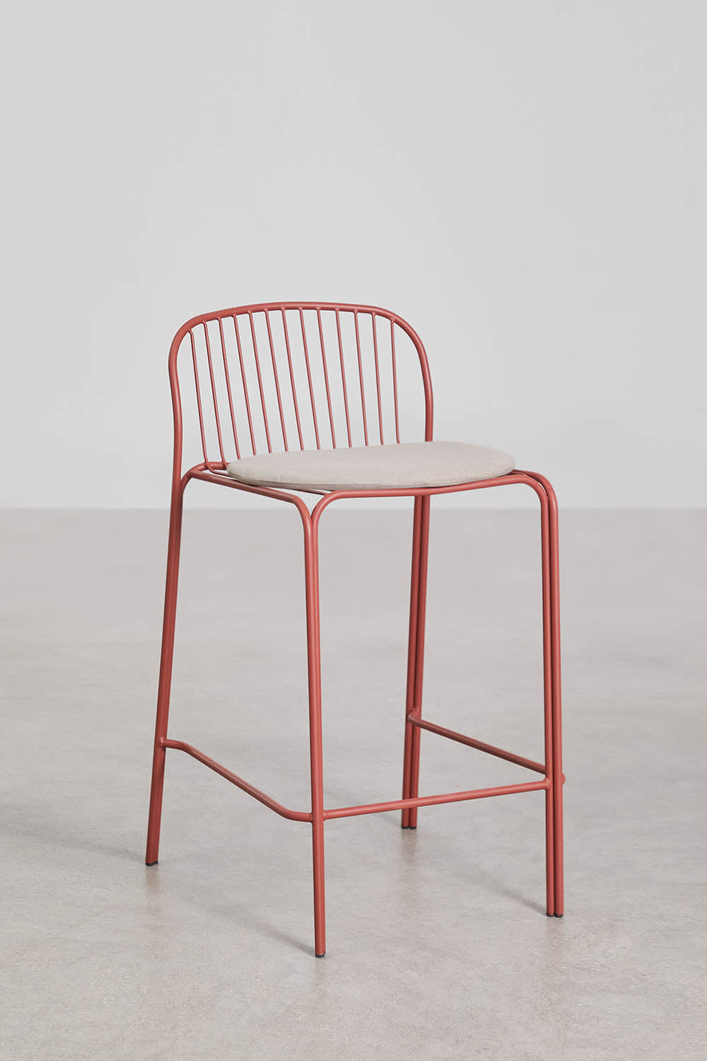 Baro kėdė KANDRA, terakota, 65 cm