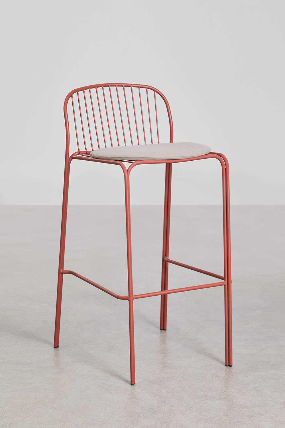 Baro kėdė KANDRA, terakota, 75 cm