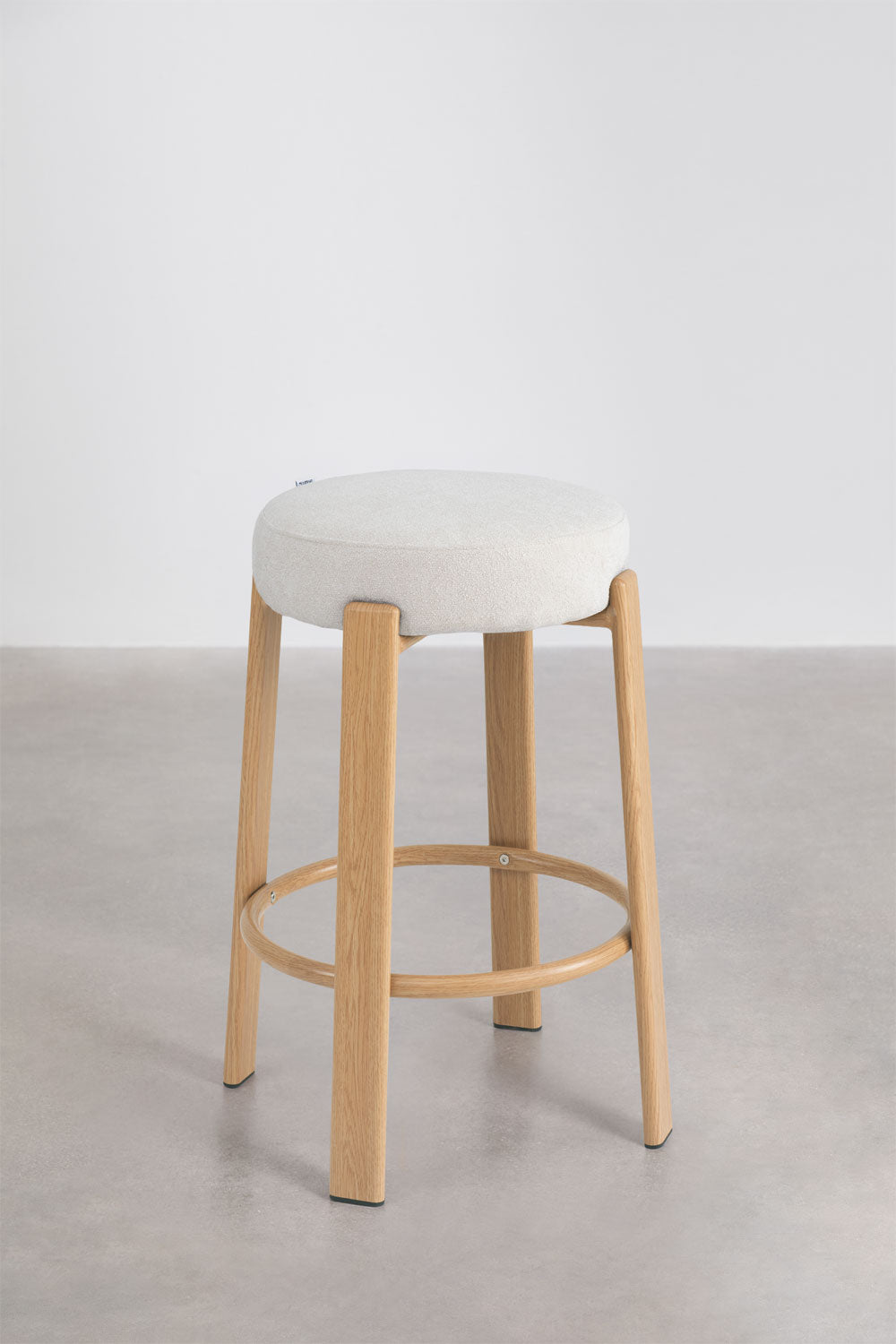 Baro kėdė JOLIE, natūrali/kreminė, 75 cm