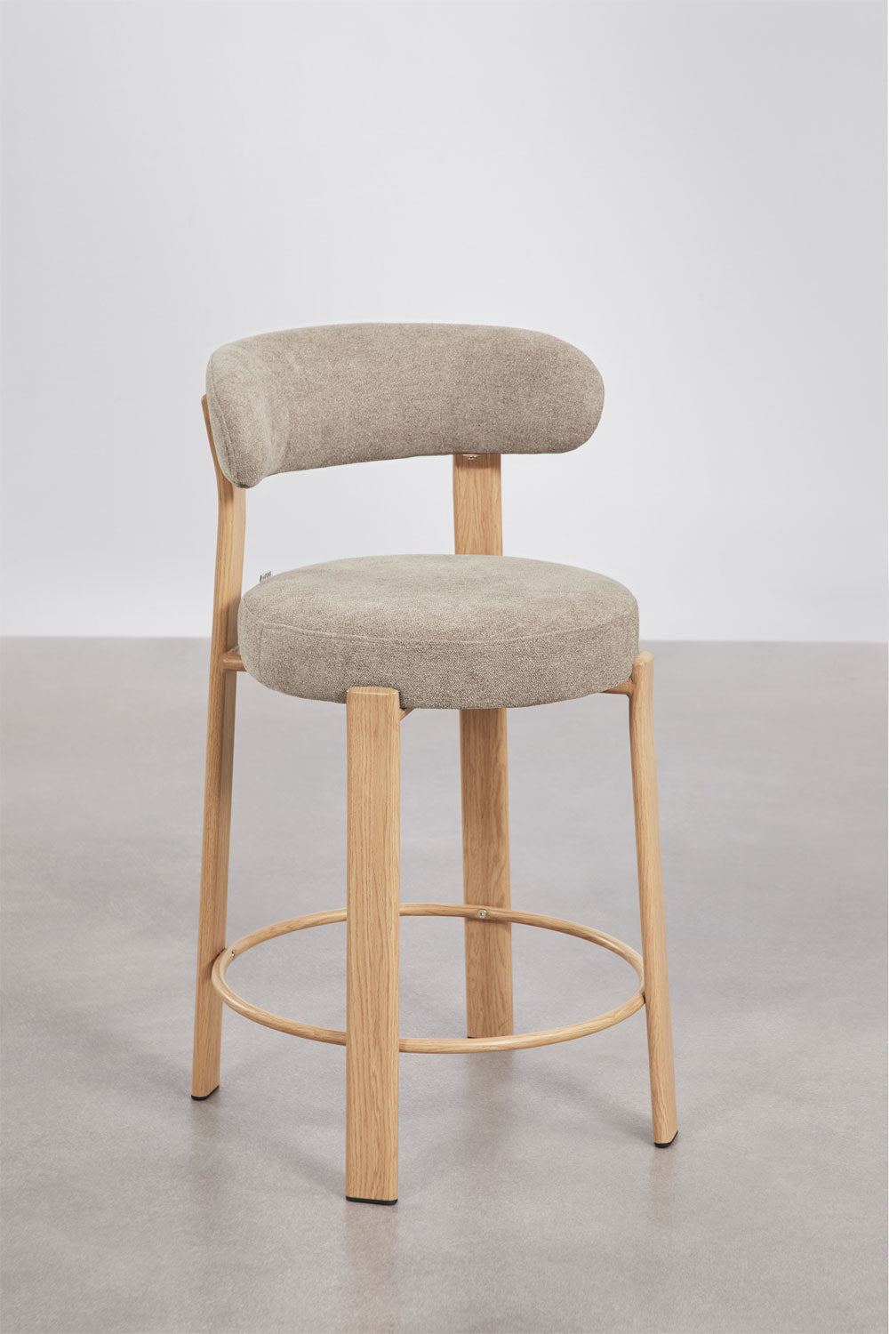 Baro kėdė JOLIE, natūrali/kvietinė, 65 cm