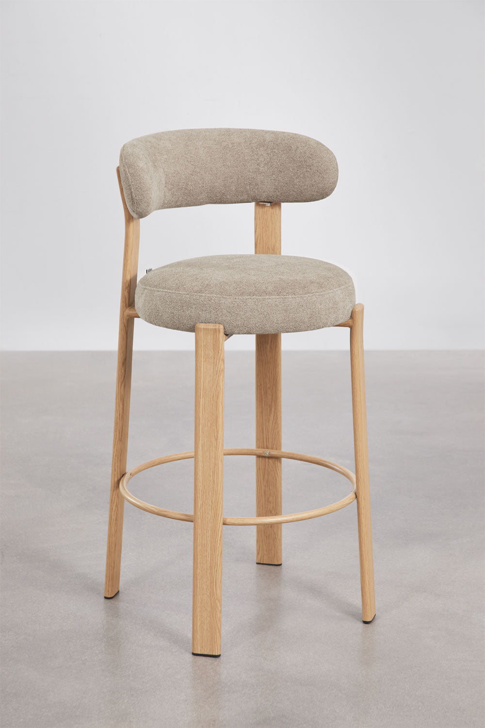 Baro kėdė JOLIE, natūrali/kvietinė, 75 cm
