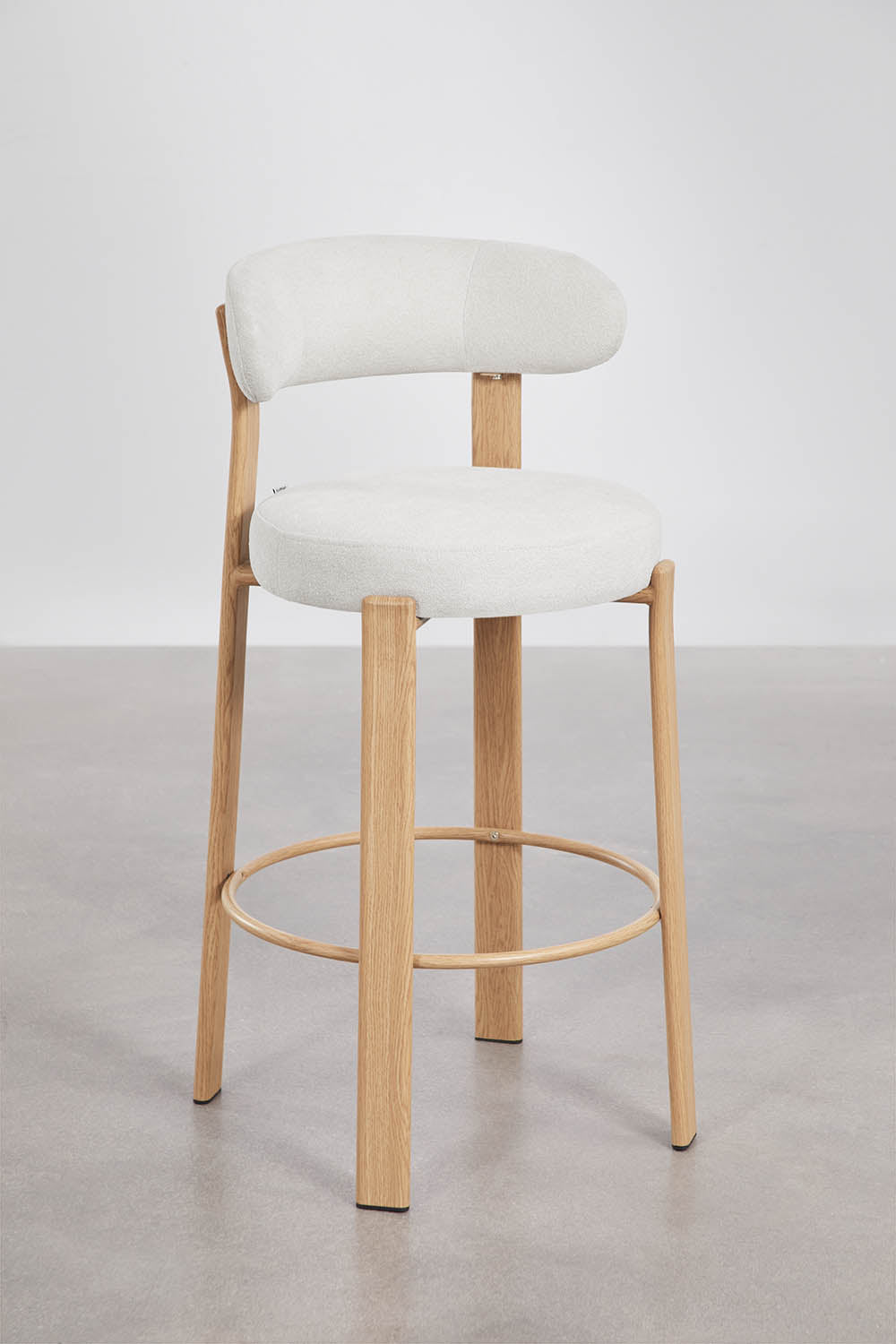 Baro kėdė JOLIE, natūrali/smėlinė, 75 cm