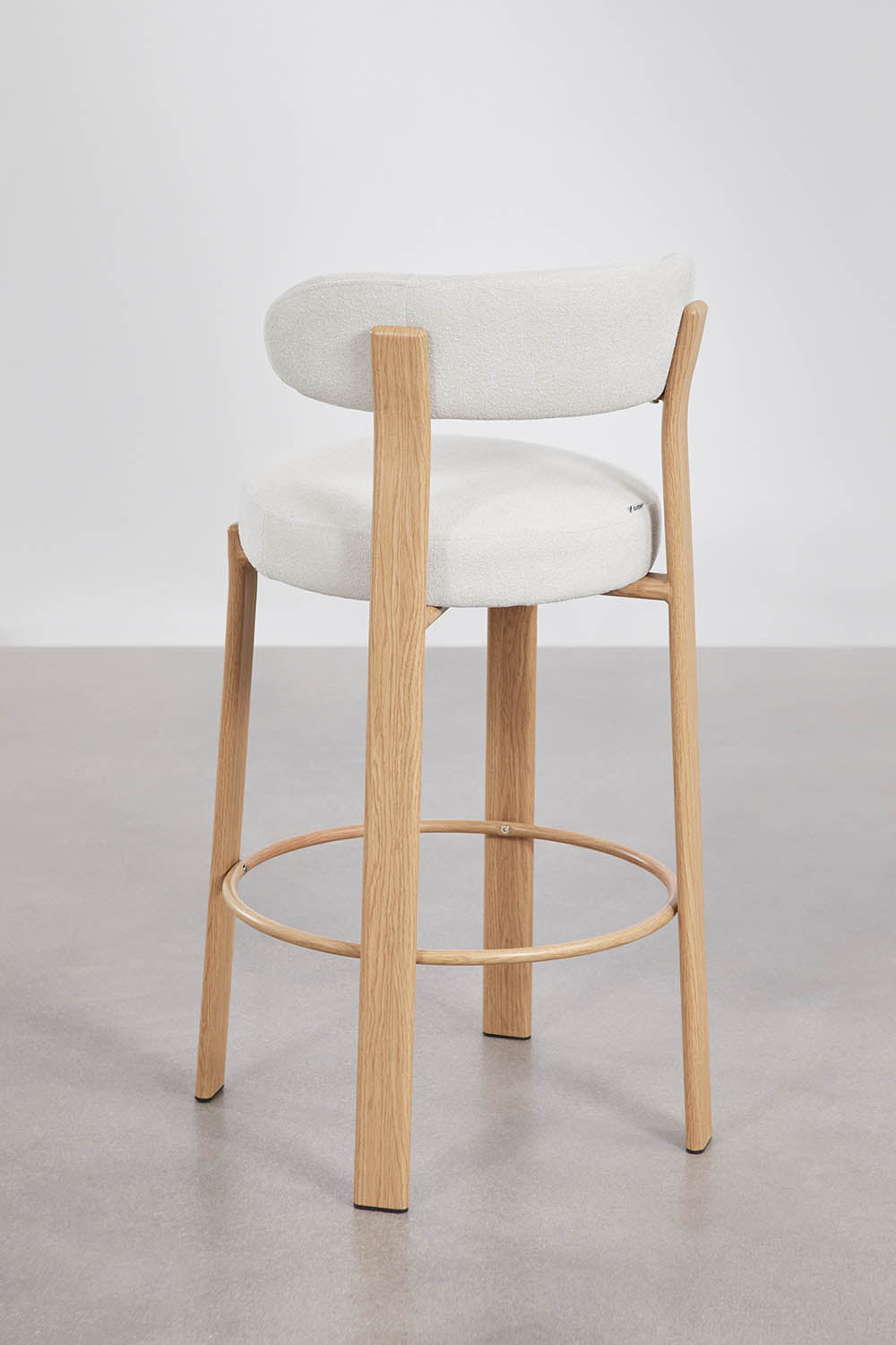 Baro kėdė JOLIE, natūrali/smėlinė, 75 cm