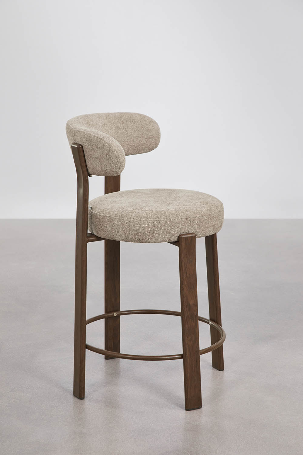Baro kėdė JOLIE, tamsi/kvietinė, 65 cm