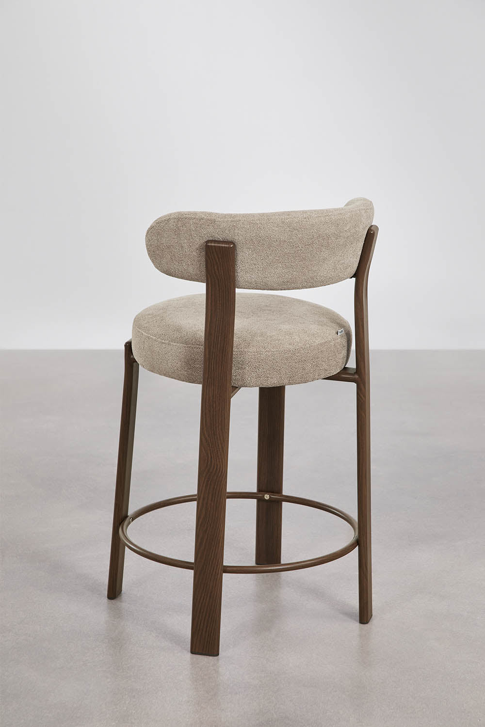 Baro kėdė JOLIE, tamsi/kvietinė, 65 cm
