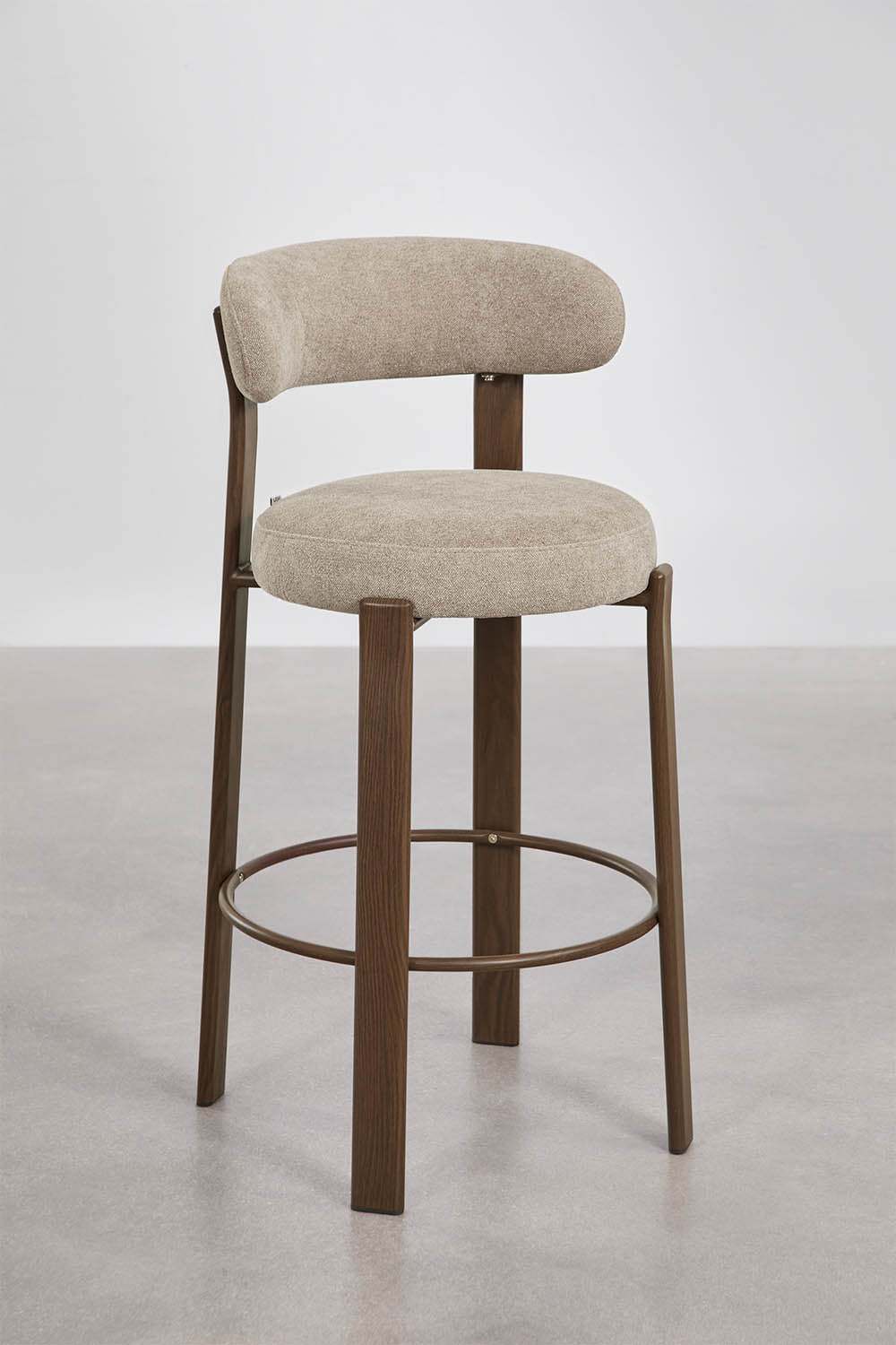 Baro kėdė JOLIE, tamsi/kvietinė, 75 cm