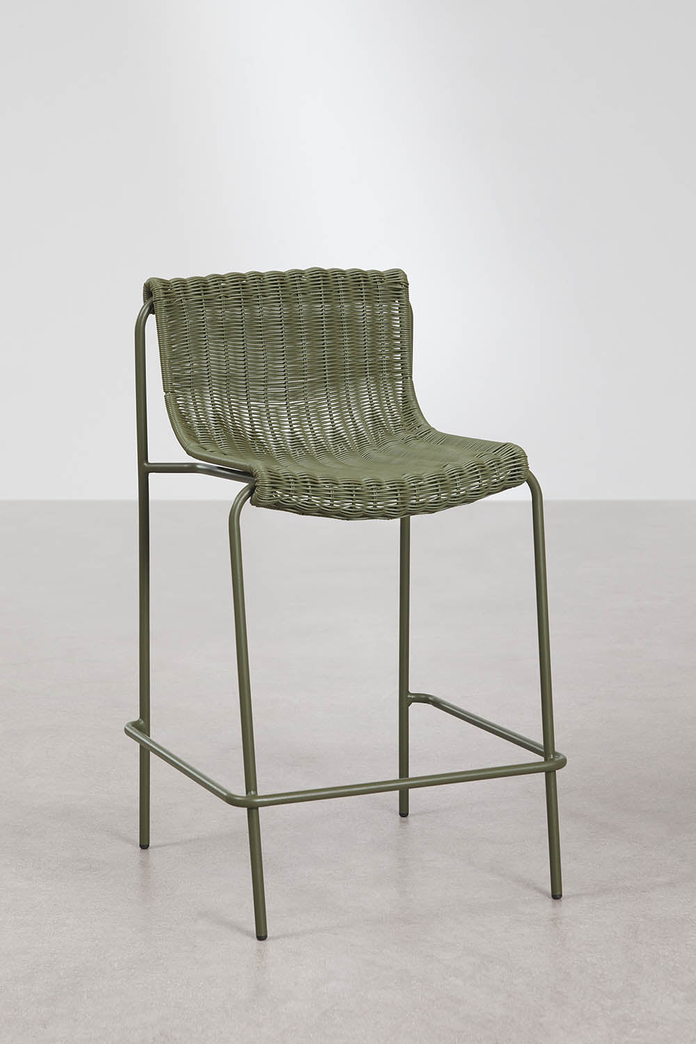 Baro kėdė RASA, alyvuogių, 65 cm