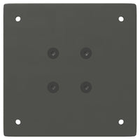 Baro stalo kojos, 4 vnt., antracito spalvos, 100 - 102 cm, plienas - Namų Idėja