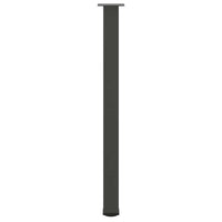 Baro stalo kojos, 4 vnt., antracito spalvos, 110 - 112 cm, plienas - Namų Idėja