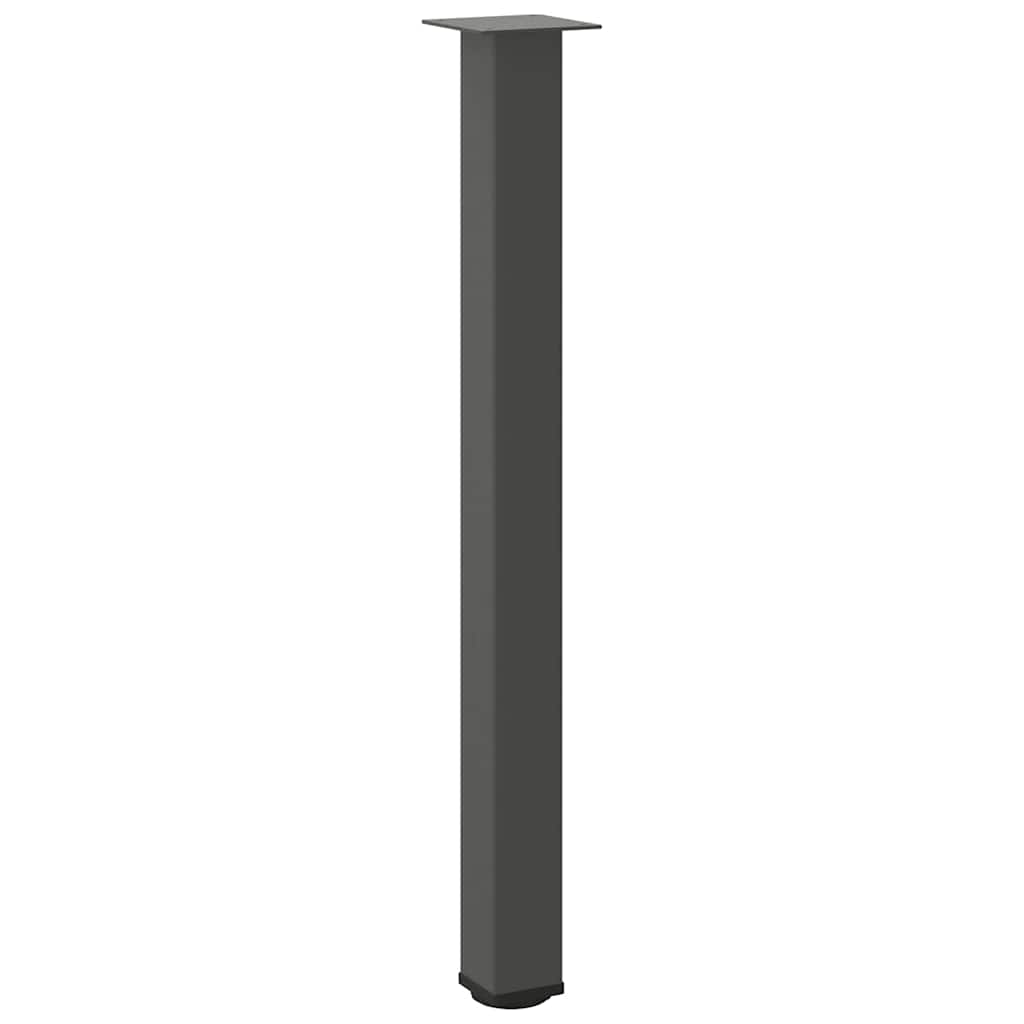 Baro stalo kojos, 4 vnt., antracito spalvos, 90 - 92 cm, plienas - Namų Idėja