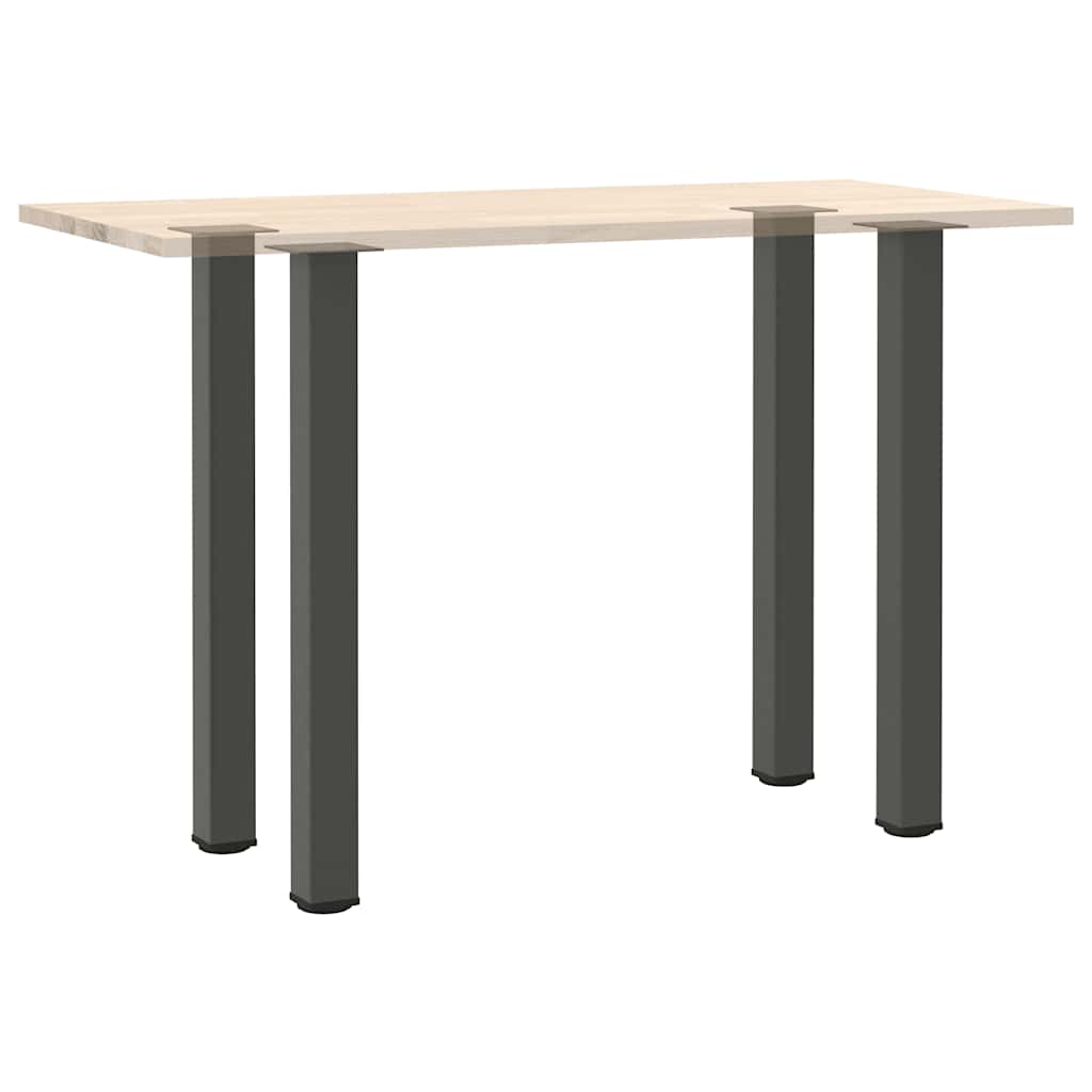 Baro stalo kojos, 4 vnt., antracito spalvos, 90 - 92 cm, plienas - Namų Idėja