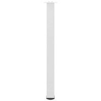 Baro stalo kojos, 4 vnt., baltos, 100 - 102 cm, plienas - Namų Idėja