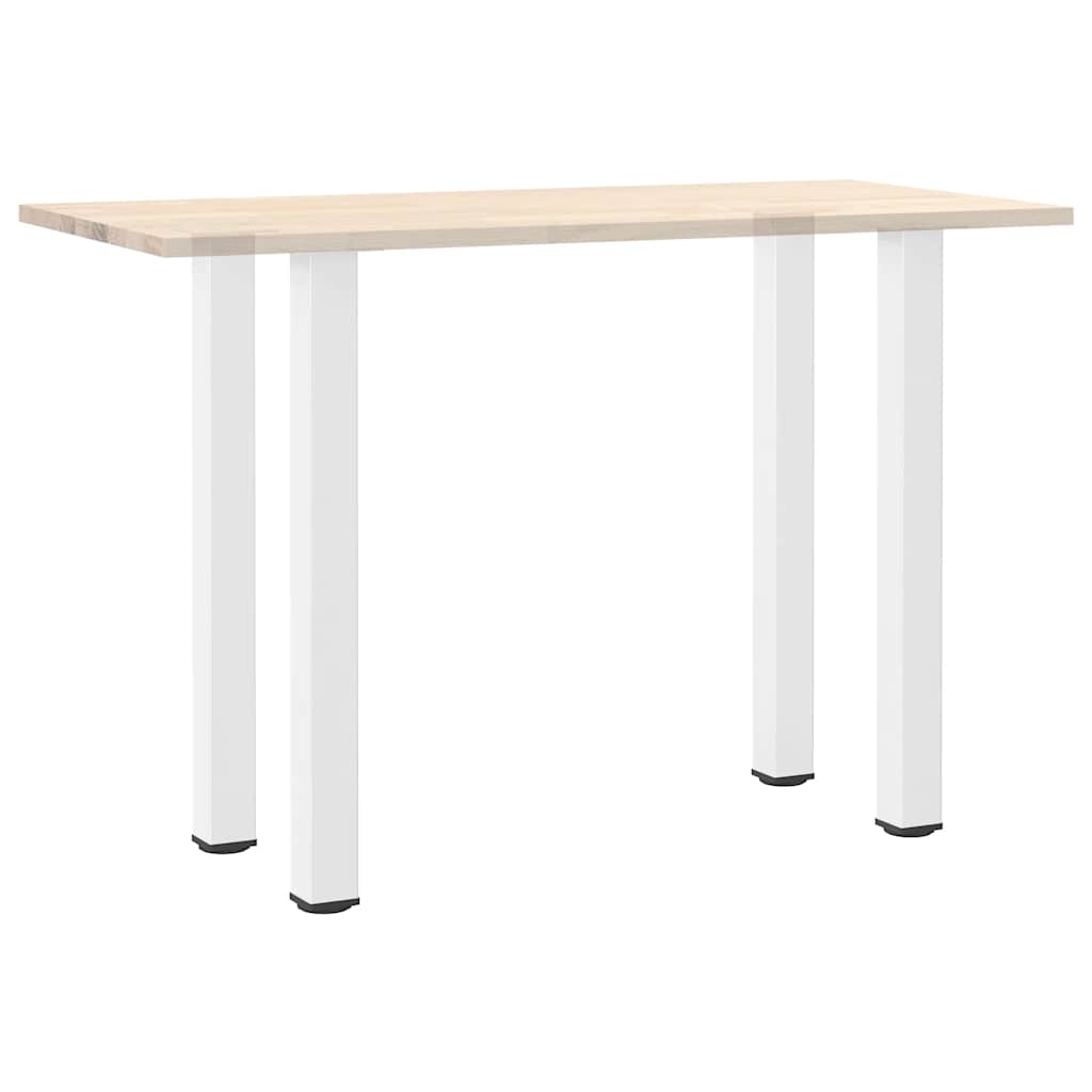 Baro stalo kojos, 4 vnt., baltos, 100 - 102 cm, plienas - Namų Idėja