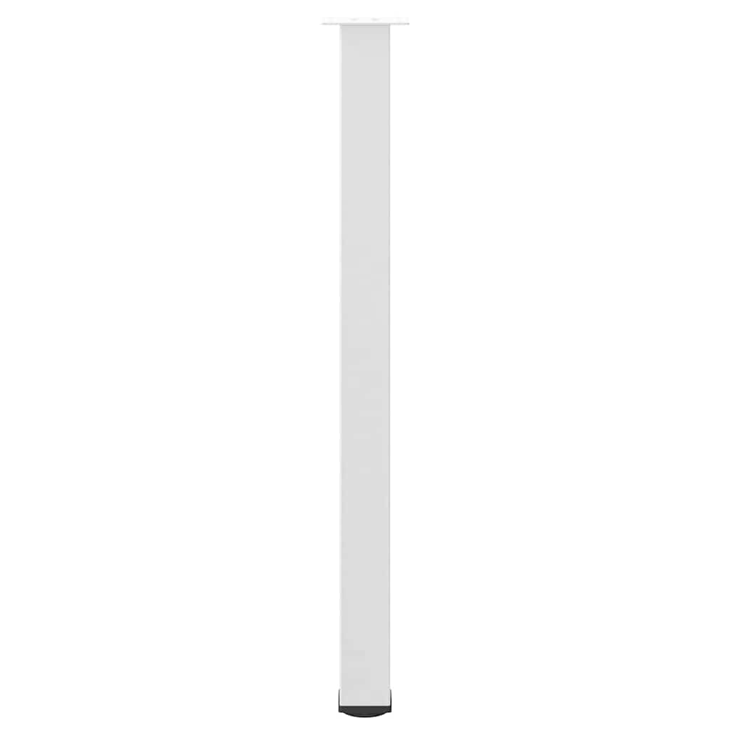 Baro stalo kojos, 4 vnt., baltos, 110 - 112 cm, plienas - Namų Idėja
