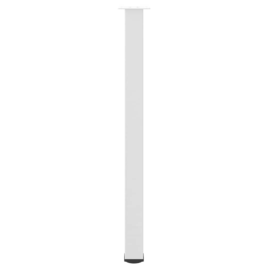 Baro stalo kojos, 4 vnt., baltos, 110 - 112 cm, plienas - Namų Idėja