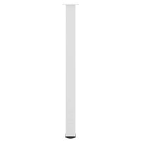Baro stalo kojos, 4 vnt., baltos, 110 - 112 cm, plienas - Namų Idėja