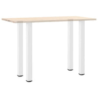 Baro stalo kojos, 4 vnt., baltos, 90 - 92 cm, plienas - Namų Idėja